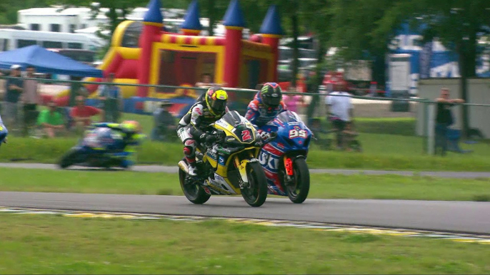 MotoAmerica VIRginia International Raceway Superbike Race 1 Highlights