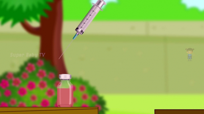 Funny Little Dog Injections in The Bottom - Learning Colors for Kids with 3D Dog_46