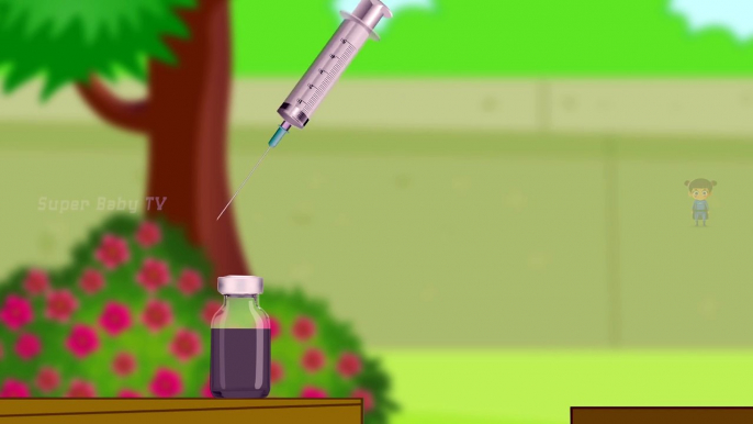 Funny Little Dog Injections in The Bottom - Learning Colors for Kids with 3D Dog_67