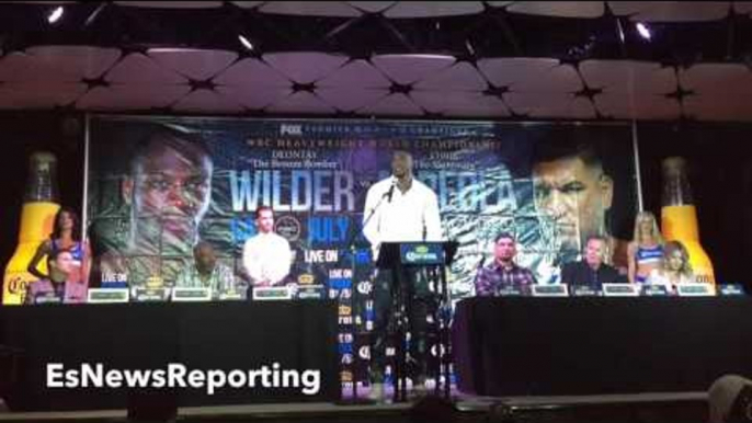 DEONTAY WILDER DEFENDS CHRIS ARREOLA: WHO ARE THE FANS TO JUDGE ARREOLA? DESERVES TITLE SHOT