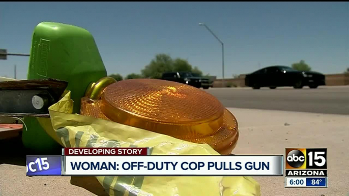 Phoenix officer under internal investigation for pulling gun on woman