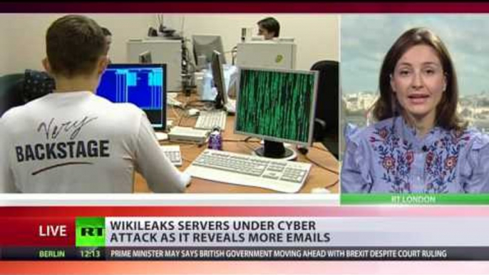 Cyber deadlock? WikiLeaks servers under targeted DoS attack since latest DNC leaks