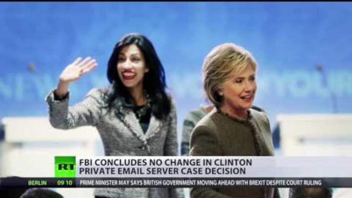 No charges after new review of Hillary Clinton emails - FBI director