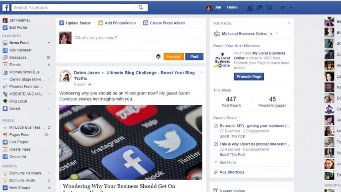 Facebook Newsfeed Update - How To See More Of What YOU Like in Your Newsfeed