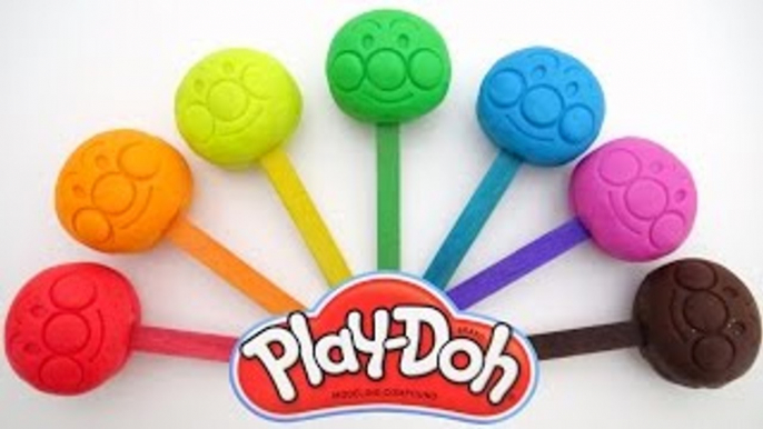 Learn Colors Play Doh Anpanman Popsicle Ice Cream Peppa Pig Disney Surprise Toys Kinder Joy