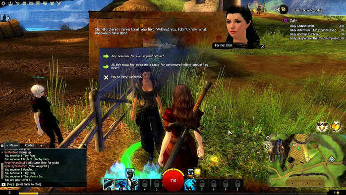 Guild Wars 2 For Beginners Part 4 Help Diah Tend Her Farm