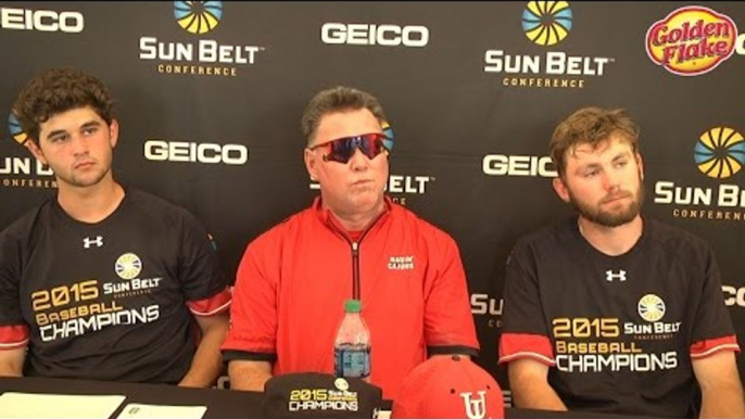 2015 Sun Belt Conference Baseball Championship: UL Lafayette Championship Game Press Conference