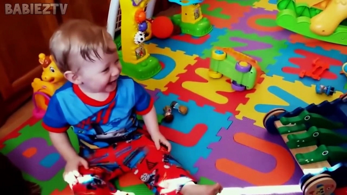 IF YOU LAUGH, YOU LOSE - Cute BABIES Laughing Hystericallyhfghf