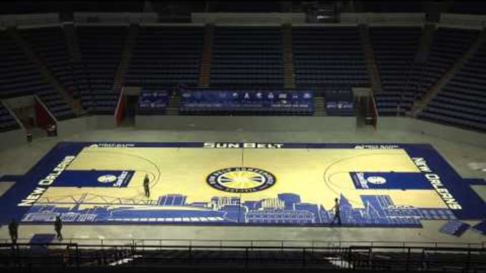 2015 Sun Belt Conference Basketball Championship Court Time Lapse