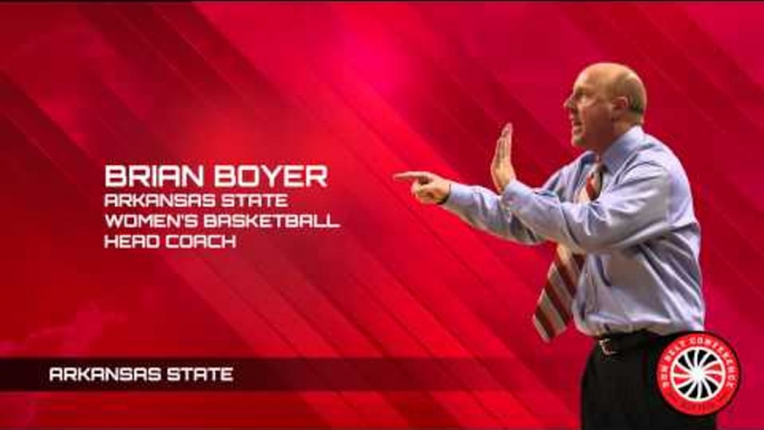 2015 Sun Belt Women's Basketball Championship Teleconference: Arkansas State's Brian Boyer