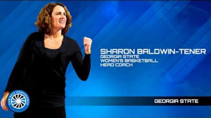 2015 Sun Belt Women's Basketball Champ Teleconference: Georgia State's Sharon Baldwin Tener