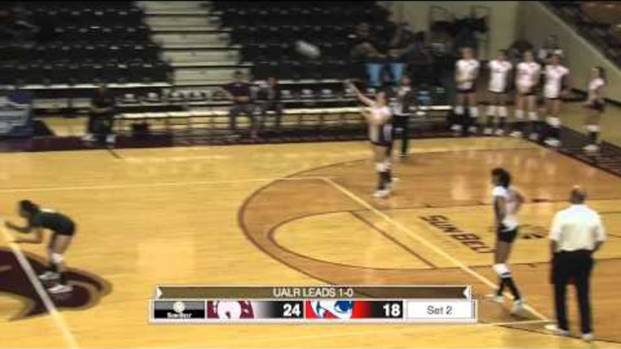 2014 Sun Belt Conference Volleyball Championship᎓ Match 1 UALR vs South Alabama