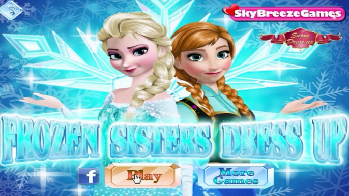 ღ Disney Princesses Elsa And Anna (Frozen Sisters Dress Up)