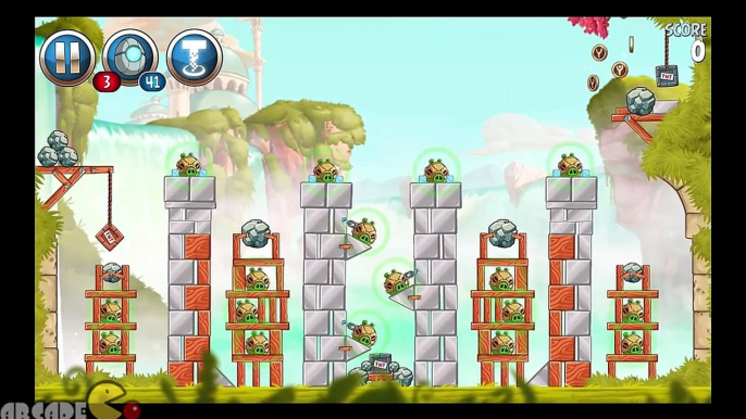 Angry Birds Star Wars 2  Master Your Destiny Level BM-4,BM-5,BM-6, 3 Star - Angry Birds Stella