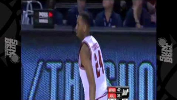 03/10/2013 Western Kentucky vs Arkansas State Men's Basketball Highlights