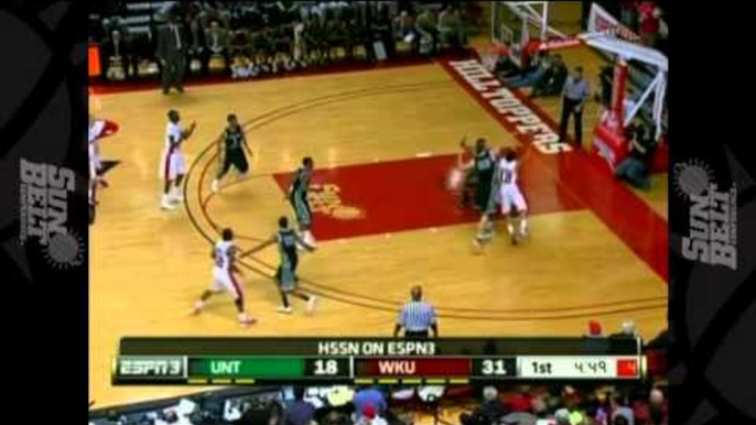 12/29/2012 North Texas vs Western Kentucky Men's Basketball Highlights