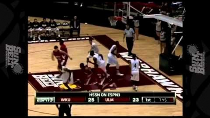 11/29/2012 Western Kentucky vs Louisiana Monroe Men's Basketball Highlights