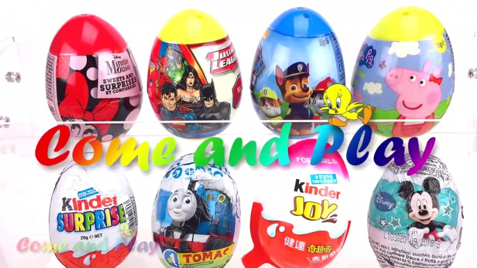 Super Surprise Eggs Kinder Surprise Kinder Joy Disney Mickey Mouse Peppa Pig Paw Patrol For Kids-FoDc-Hf