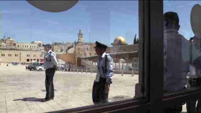 La ciudad vieja de Jerusalén, sellada ante la visita de Donald Trump