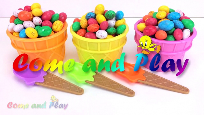 Giant M&M Ice Cream Surprise Toys Chupa Chups Chocolate Kinder Surprise Paw Patrol Learn Colors Kids-4-3