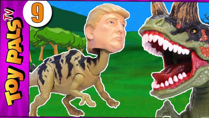 TRUMPOSAURUS Dinosaurs Revenge Jurassic Park World Toys Dinosaur Toy Kids Videos 9-gQunABfJ