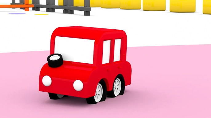 Cartoon Cars - STICKY JELLY Construction Cartoons for Children - Kids Car