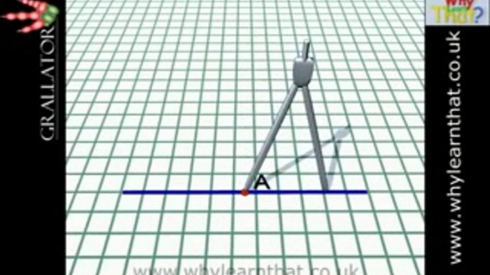 How to draw a perpendicular to a line from a point on the line--H8Yf