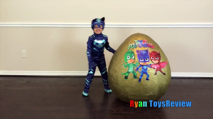 PJ MASKS GIANT EGG SURPRISE Toys for Kids Disney Toys Catboy Gekko Owlette PJ Masks IRL Super