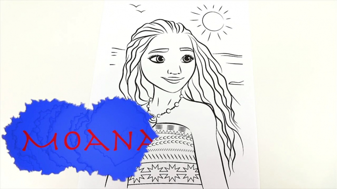 DISNEY PRINCESS MOANA COLORING BOOK VIDEOS FOR KIDS WITH HEIHEI AND PUA COLORING PAGES-PY_0ludv