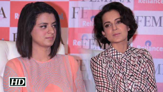 Kangana’s sister Rangoli RUBBISHES rivalry rumours