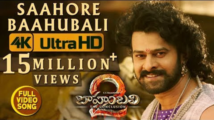 Baahubali 2 Saahore Baahubali Fight Song HD Bahubali 2 Action Promo Prabhas, SS Rajamouli