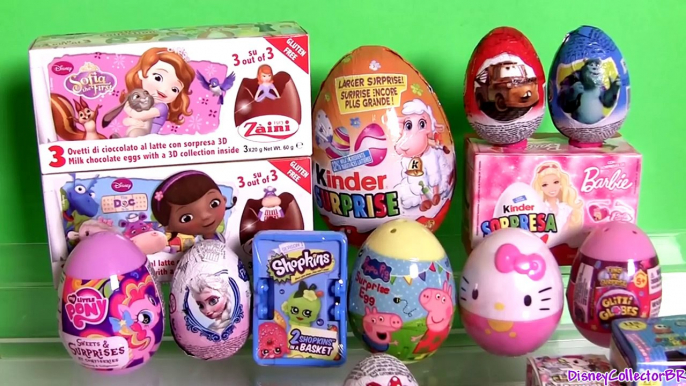 Kinder Surprise Boxes Huevos Sorpresa MyLittlePony Shopkins Sofia GlitziGlobes P