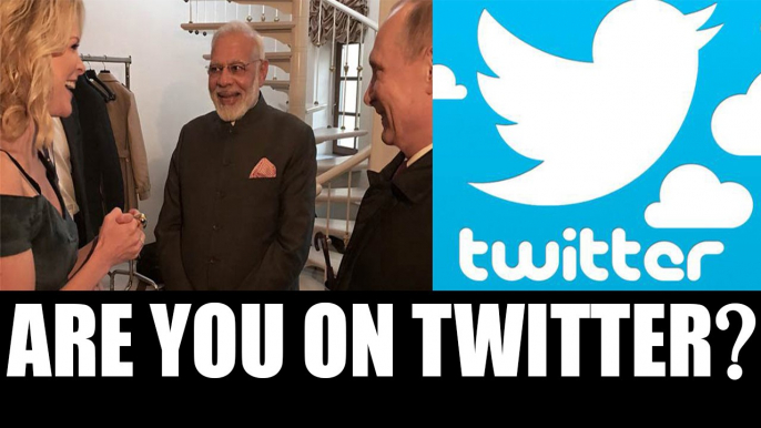 PM Modi in Russia: Journalist asked "Modi are you"on Twitter? | Oneindia news