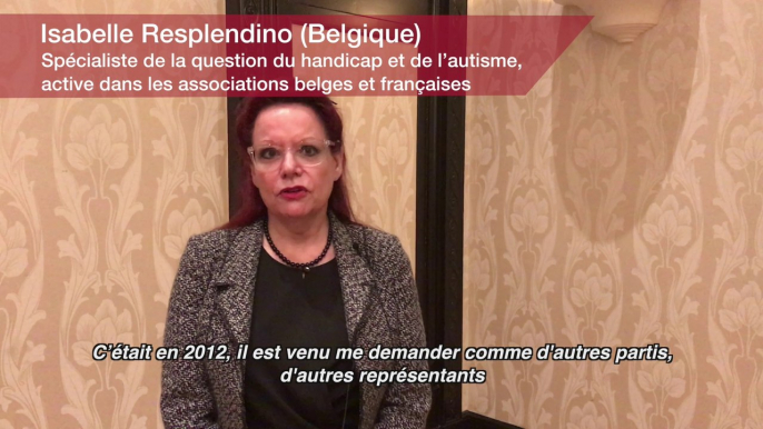 Droits et libertés : Isabelle Resplendino. Spécialiste de la question du handicap et de l’autisme, active dans les associations belges et françaises (Belgique)