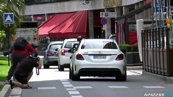 INSANE LOUD Mercedes C63 S AMG Doing Burnouts & Revs!!