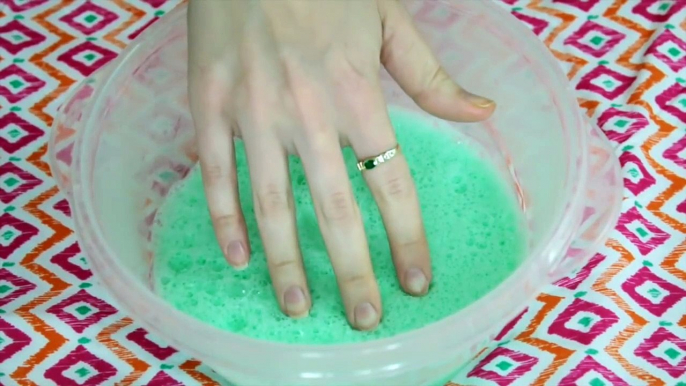 How to Make Super Crunchy Bubbly Slime WITHOUT Borax! DIY Satisfying Jumbo Bubbly S