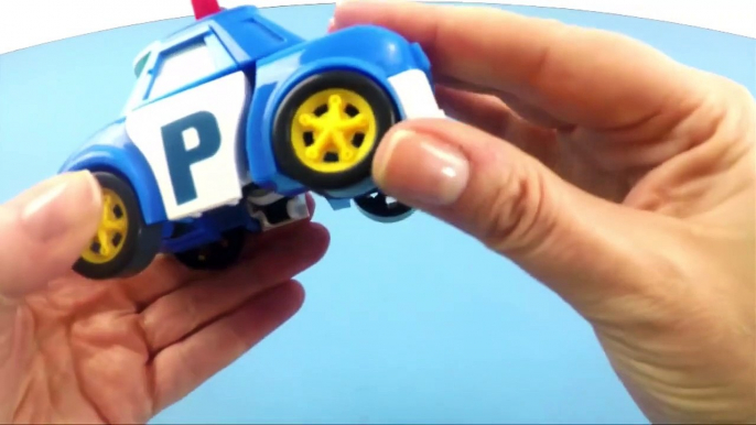 TOY UNBOXING - Robocar Poli Toy _ Deluxe Transformer Blue Robot Police Car _ Toyshop -