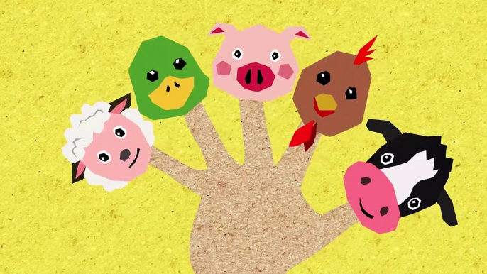 Finger Family Song Farm Animals _ Animals Finger Family Song _ Nursery Rhymes