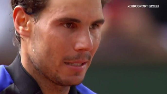 Rafael Nadal On court interview after R3 at RG 2017