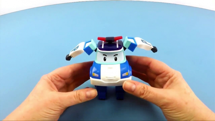 TOY UNBOXING - Robocar Poli Toy _ Deluxe Trdsfeansfosdfermer Blue Robot Police Car _ Toyshop -