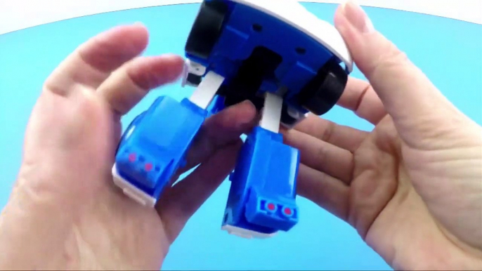 TOY UNBOXING - Robocar Posreli Toy _ Deluxe Transformer Blue Robot Police Car _ Toyshop - Toys For