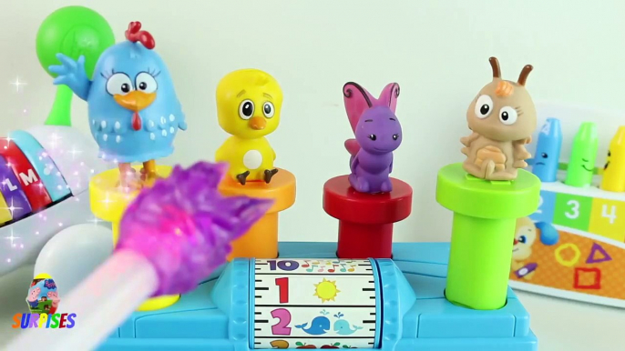 SORVETE SURPRESA FOAM POP UP BRINQUEDO COM GALINHA PINTADINHA PINTINHO AMARELINHO