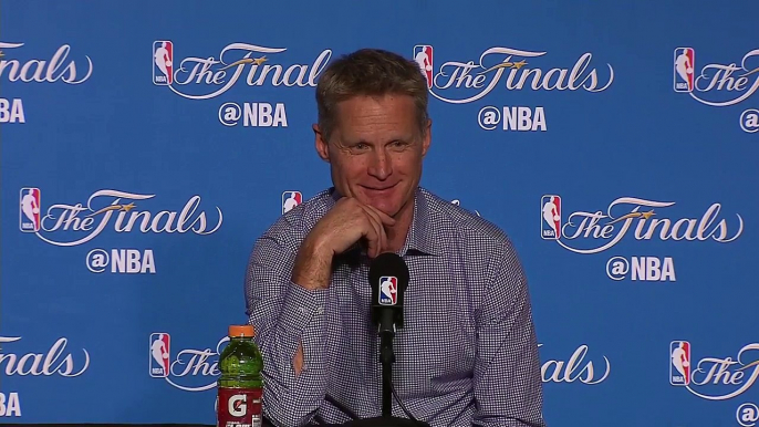 Steve Kerr Postgame Interview | Cavaliers vs Warriors | Game 2 | June 4, 2017 | 2017 NBA Finals