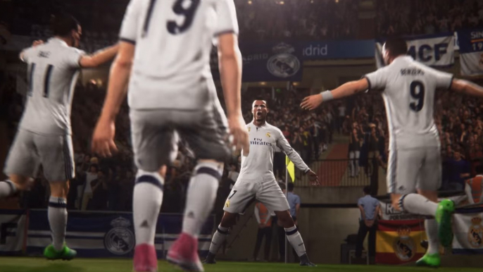 Premières images de FIFA 18 avec Ronaldo