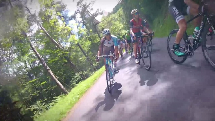 GoPro onboard camera / Caméra embarquée GoPro - Critérium du Dauphiné 2017