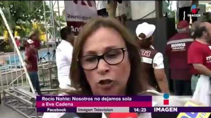 Nosotros no dejamos sola a Eva Cadena: Rocío Nahle | Noticias con Yuriria Sierra