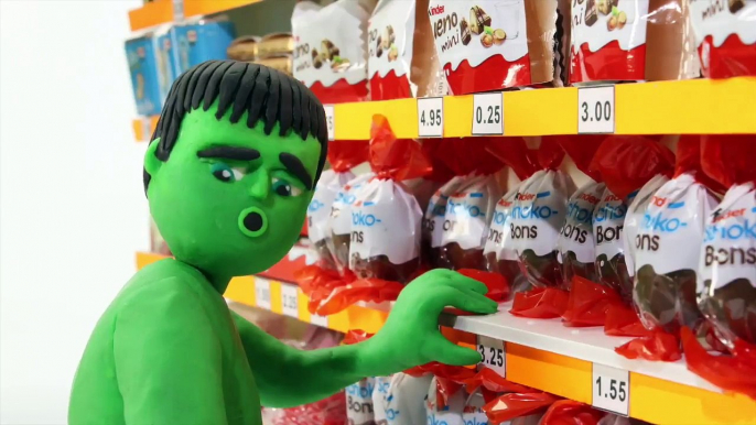 BABY HULK IS CHEATED BY JOKER  Frozen Elsa Spiderman Superman Superhero Pranks Cartoons Stop Motion