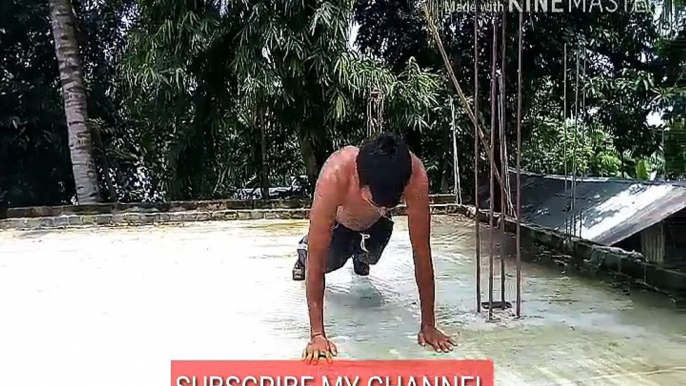 bodybuilding push ups at home ,push ups in a row ?just do this .30 second 40+push ups