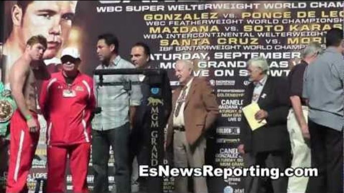 FULL SAUL CANELO ALVAREZ vs. JOSESITO LOPEZ WEIGHT-INS