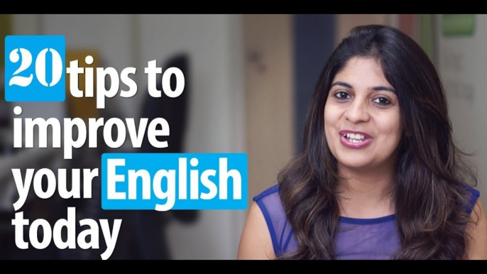 Quick and easy tips to improve your English